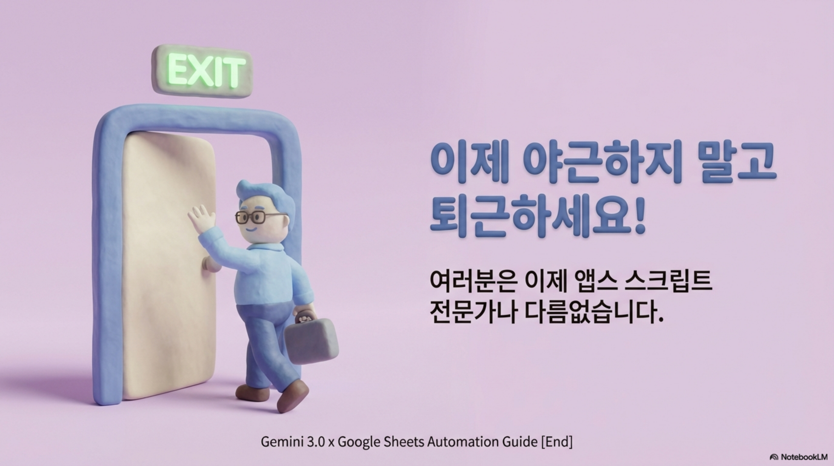 그림15: 가이드 마무리 및 실행 독려